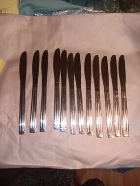 Utika Stainless Steel 12 Piece Dinner Knife Flatware Set